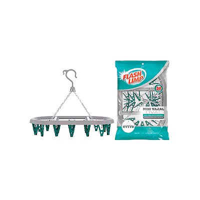 MINI VARAL OVAL 24 PREGADORES FLASH 6803