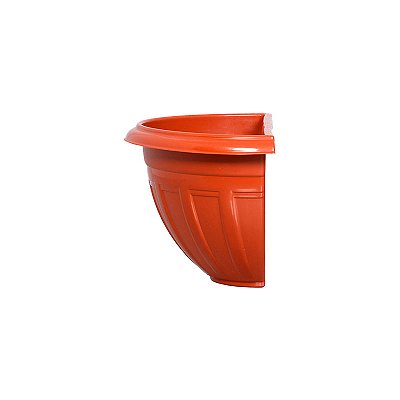 VASO PLASTICO PAREDE 1,7L FLOREN PRETO