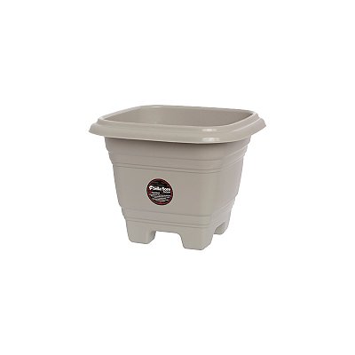 VASO PLASTICO QUADRADO N17 AREIA