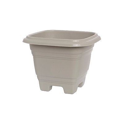 VASO PLASTICO QUADRADO N22 AREIA