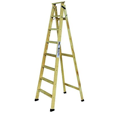 ESCADA MADEIRA ELITE AMERICANA 07D - RETIRA NA LOJA