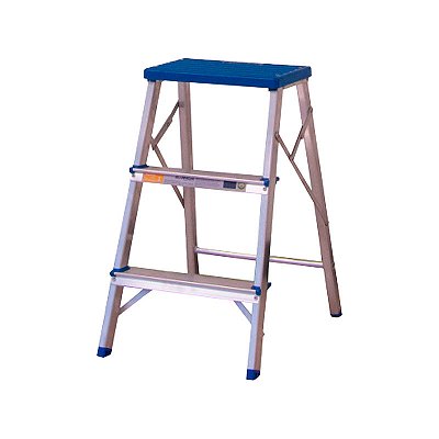 ESCADA BANQUETA ALUMINIO 3D ALUMASA