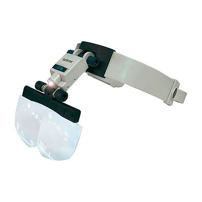 LUPA SOLVER CABEÇA COM LED SLC-1010