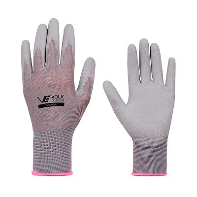 LUVA MALHA MULTITATO VOLK CINZA 07=P