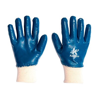 LUVA MALHA EMBORRACHADA NITRILICA KALIPSO