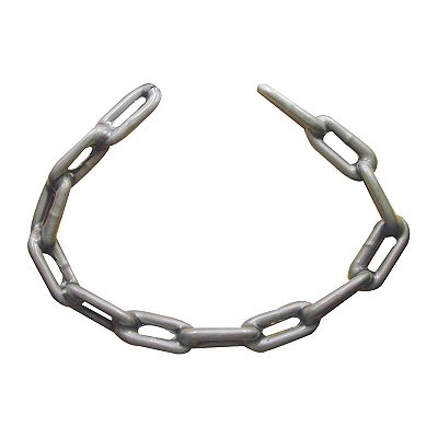 CORRENTE EM AÇO EMBORRACHADO CINZA 6X60 SÃO RAPHAEL