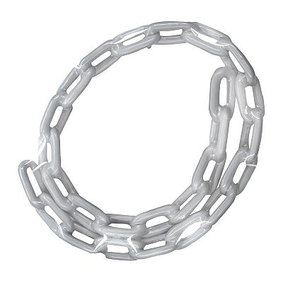 CORRENTE EM AÇO EMBORRACHADO CINZA 6X90 SÃO RAPHAEL