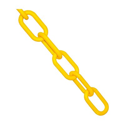 CORRENTE PVC DELTA GRANDE AMARELA 50MT PRO SAFETY