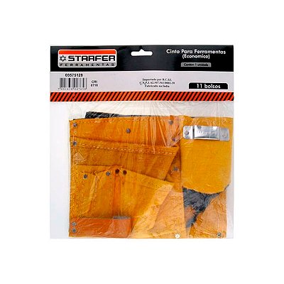 CINTO FERRAMENTA ECONOMICO C/11 BOLSOS STARFER