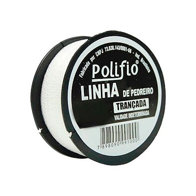 LINHA PARA PEDREIRO POLIFIO TRANÇADA C/50M