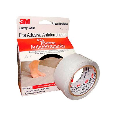 FITA ANTIDERRAPANTE 3M INT 5M TRANSPARENTE/BANHEIRA