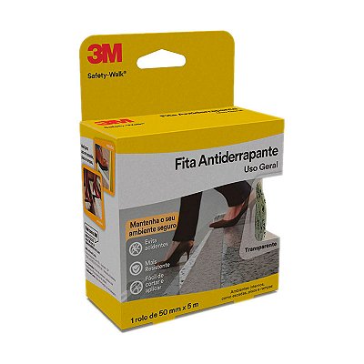 FITA ANTIDERRAPANTE 3M INT 5M TRANSPARENTE/LOCAL SECO