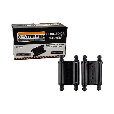 DOBRADIÇA VAI E VEM 3 C/2 STARFER