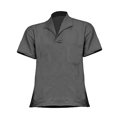 CAMISA BRIM PARA UNIFORME KOCH M/C CINZA EXG