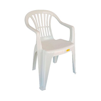 CADEIRA POLTRONA BRANCA 120KG BOA VISTA - RETIRA NA LOJA