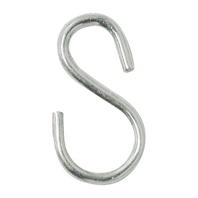 GANCHO TIPO S ZINCADO 63MM N3 C/100 SÃO RAPHAEL