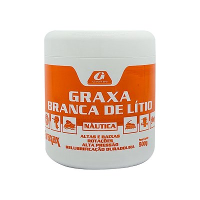 GRAXA BRANCA LITIO PURA 500G