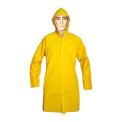 CAPA P/CHUVA PVC FORRADOO AMARELA G NIKOLA