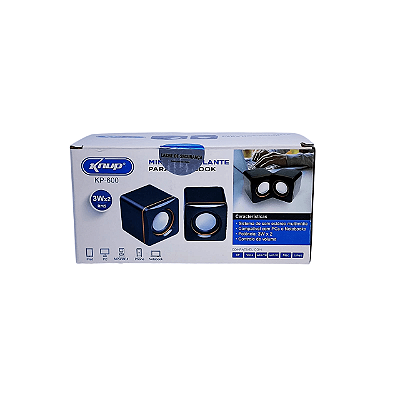 Caixa de Som Para Computador KP-600 USB 2.0 KNUP