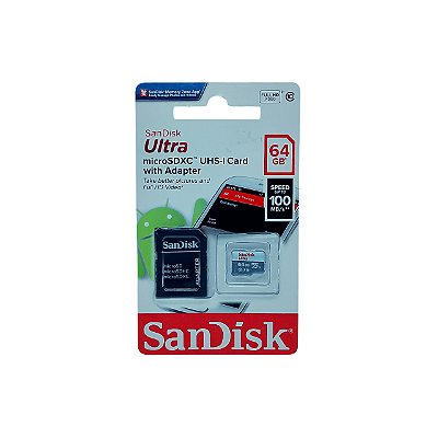 Cartão de Memória  SanDisk 64GB