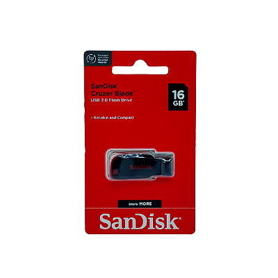 Pen Drive 16GB SanDisk Cruzer Blade