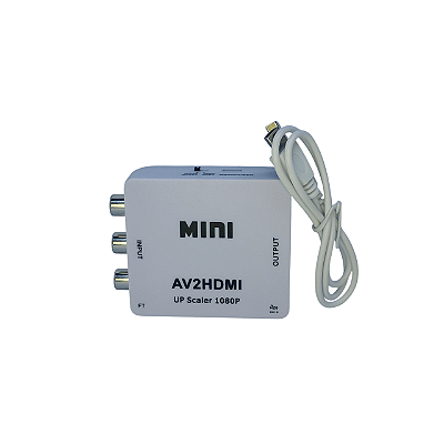 Mini Adaptador Rca Av Conversor Para Hdmi Av2-hdmi