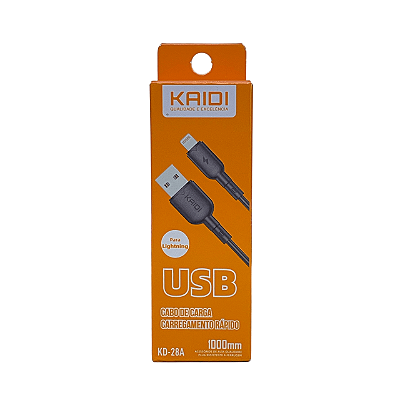 Cabo USB iPhone Kaidi KD-28A