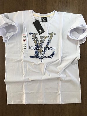 Camiseta Masculina Branca - LV - K4 STORE