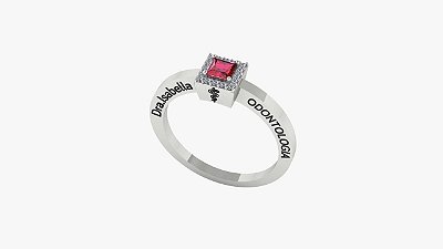 Anel em prata 925 Galeria Bas. REF. 01