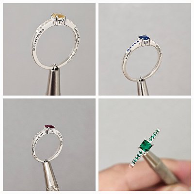 Anel em prata 925 4x4 com garrafa REF.16