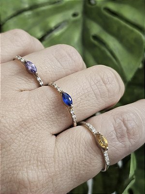 Anel em prata 925 Navete REF.17