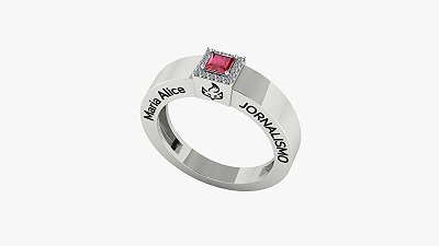 Anel em prata 925 REF.23