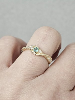 Anel cobra em Ouro18k