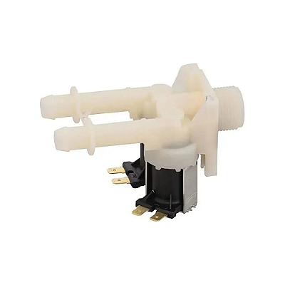 Válvula Entrada Água 2 Vias 220V Máquina de Lavar W11245250 Brastemp