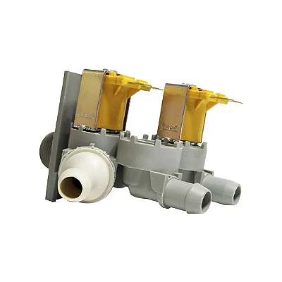 Válvula Entrada Água 2 Vias 127V Máquina de Lavar W10467329 Brastemp