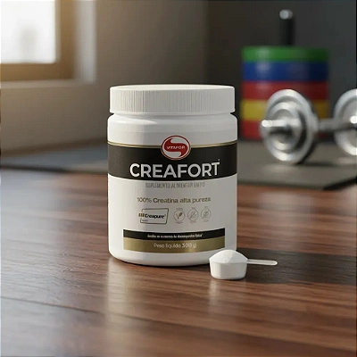 Creatina Vitafor Creafort Creapure Creafort pote 300g Sem sabor x 300g