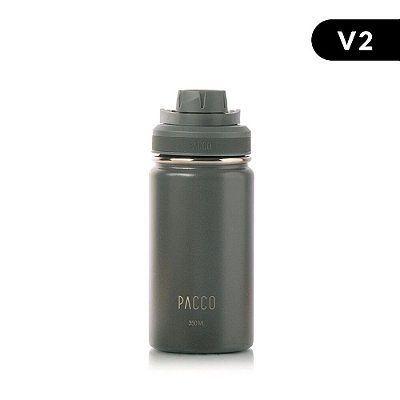 Garrafa Térmica Hydra V2 350ml - Cinza - PACCO