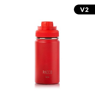 Garrafa Térmica Hydra V2 350ml - Vermelha - PACCO