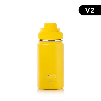 Garrafa Térmica Hydra V2 350ml - Amarela - PACCO