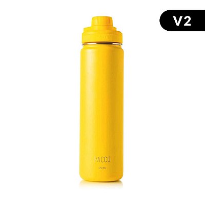 Garrafa Térmica Hydra V2 650ml - Amarela - PACCO