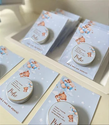 Velinha na latinha 39g com cartão