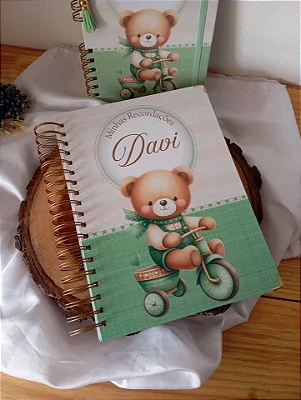 Álbum de fotos folhas de papel.