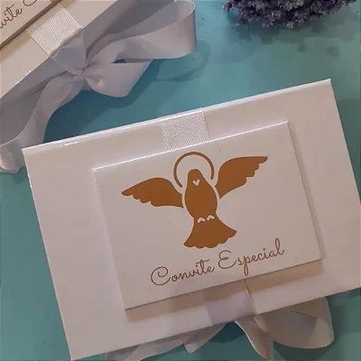 CAIXA CONVITE PADRINHOS BATISMO