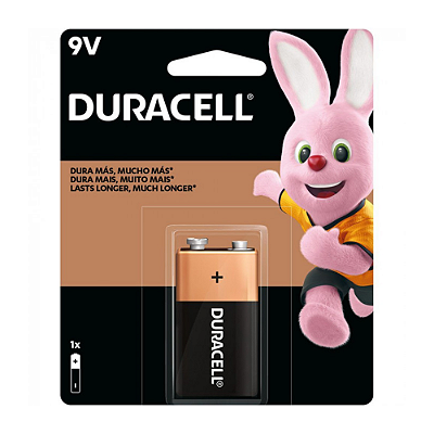 Bateria 9v Duracell  9v Alcalina