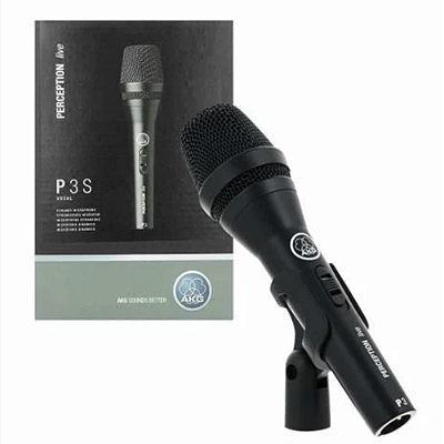 Microfone Akg  P-3s  com Fio Vocal Perception Live