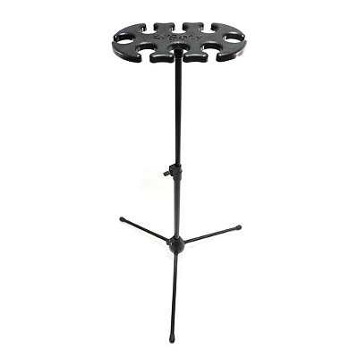 Pedestal Saty  para Microfone - Sdm-08 / 8 Microfones Preto  1016-0