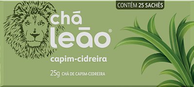 Chá Leão Capim-Cidreira 25g em sachês - 25 Unidades