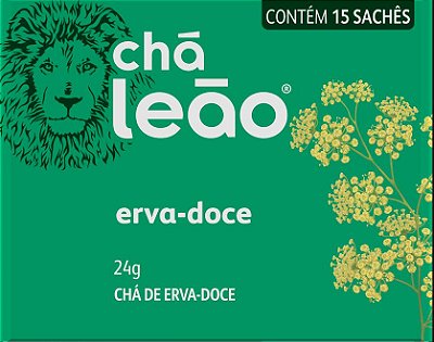 Chá Leão Erva Doce 24g em sachês - 15 Unidades