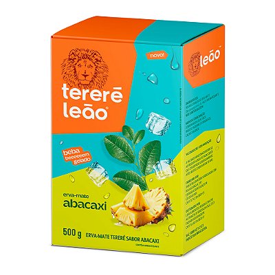 Tereré Erva Mate Sabor Abacaxi Leão 500g