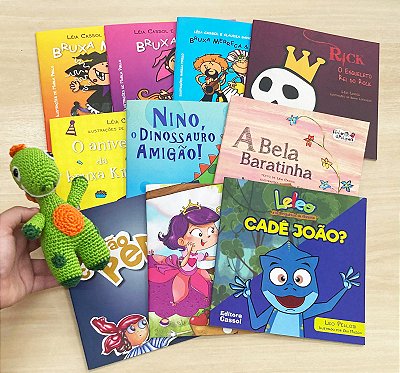 CassolBOX -  Brincando com o Nino - Especial março e abril - 10 livros (2 a 7 anos)